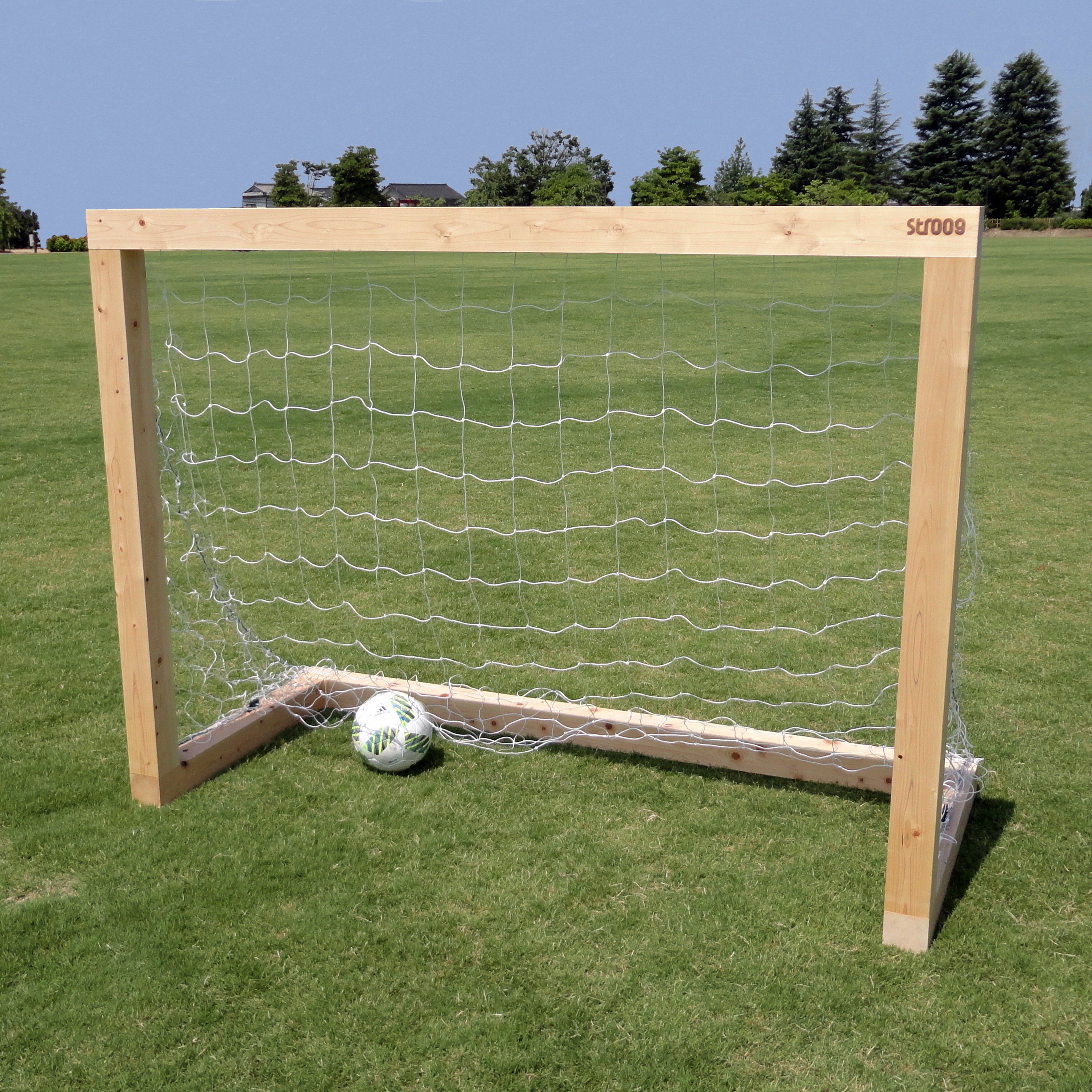 Stroog 新プロジェクトのご案内 木製サッカーゴール